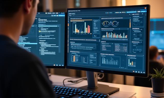 Clean modern dashboard UI layout