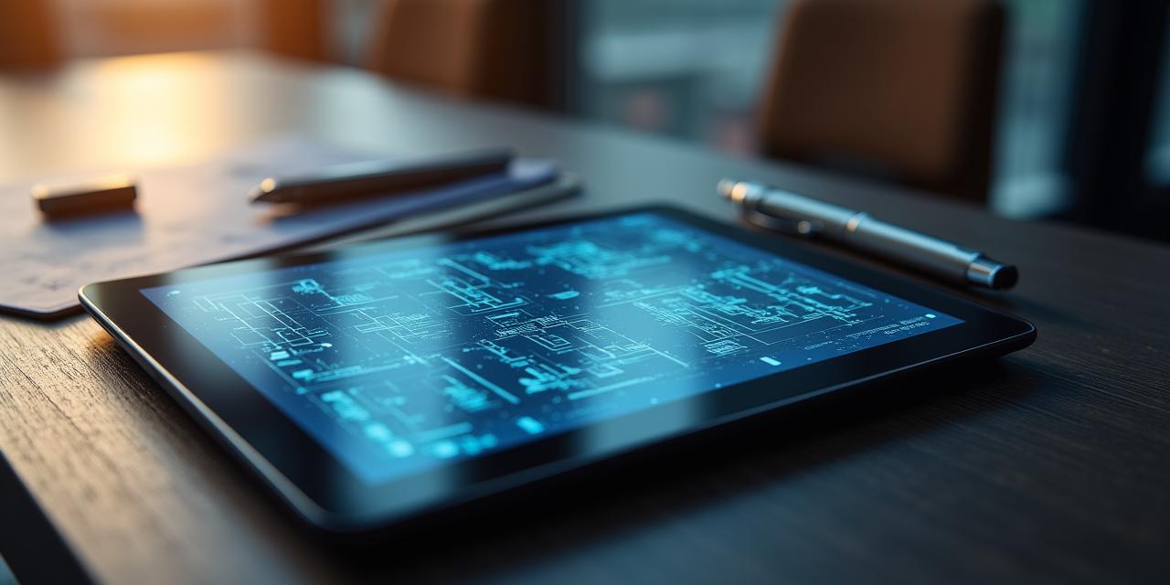 Close up of a professional digital agreement on a high-end tablet